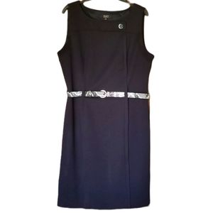 Alex Marie Sleeveless Belted Dress